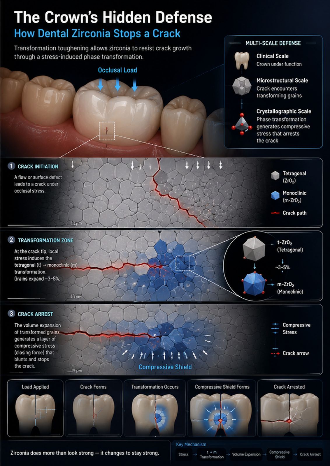The Crown’s Hidden Defense: How Dental Zirconia Stops a Crack