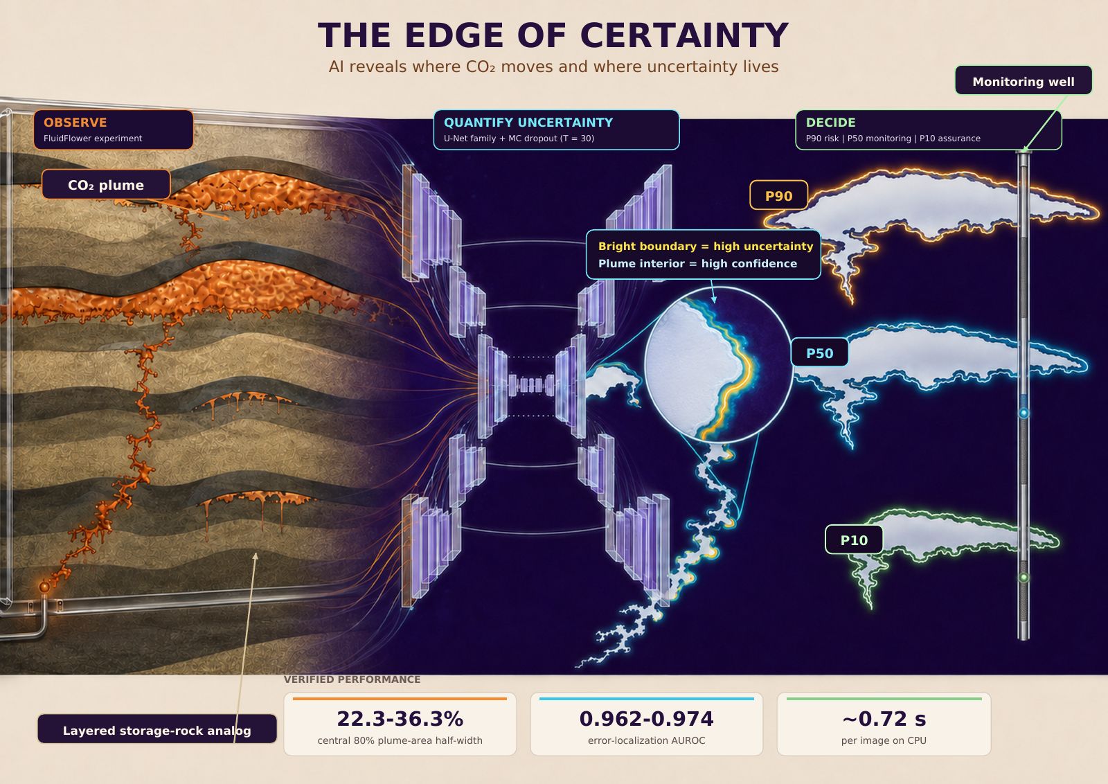 The Edge of Certainty: Trustworthy AI for CO₂ Plume Monitoring